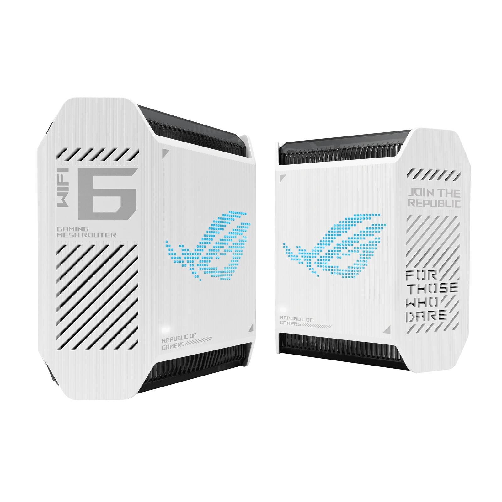 ASUS ROG Rapture GT6 AX10000 2er Set Tri-Band Gaming Mesh WiFi System kombinierbarer Router (Tethering als 4G und 5G Rou ASUS ROG Rapture GT6 AX10000 2er Set Tri-Band Gaming Mesh WiFi System kombinierbarer Router (Tethering als 4G und 5G Rou
